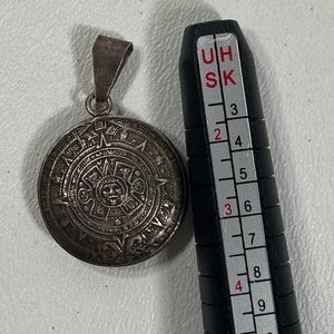 Sterling silver Mexican pendant.